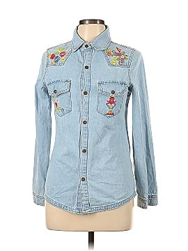 Free People Long Sleeve Button-Down Shirt (view 1)