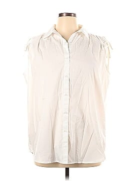 Cato Sleeveless Button-Down Shirt (view 1)