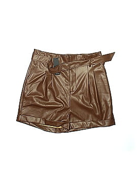 Lulus Faux Leather Shorts (view 1)
