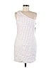 Haney Marled Houndstooth White Cocktail Dress Size 8 - photo 1