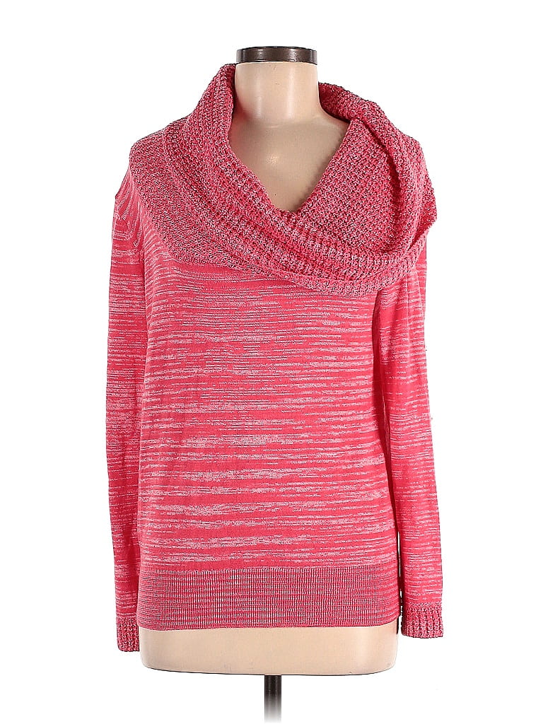 Fresh Produce Pink Turtleneck Sweater Size M - photo 1