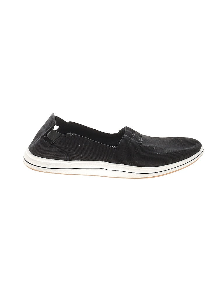 clarks black flats
