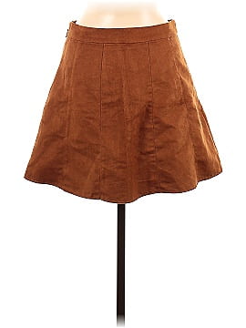 BCBGeneration Faux Leather Skirt (view 2)