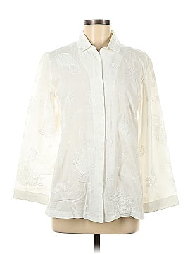 Chico's Design 3/4 Sleeve Button-Down Shirt (view 1)