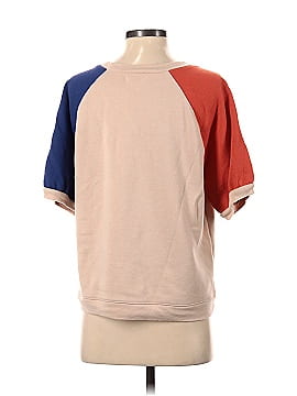 Madewell Short-Sleeve Sweatshirt in Colorblock (view 2)