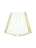 Adidas 100% Polyester Stripes White Athletic Shorts Size M (Youth) - photo 1