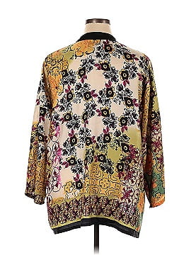 Johnny Was Long Sleeve Silk Top (view 2)