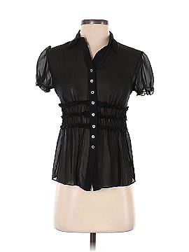 The Limited Short Sleeve Silk Top (view 1)