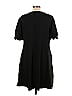 Unbranded Solid Black Casual Dress Size XL - photo 2