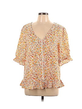 Floral & Ivy Short Sleeve Blouse (view 1)
