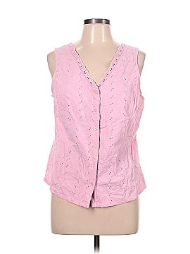 Unbranded Sleeveless Button-Down Shirt (view 1)