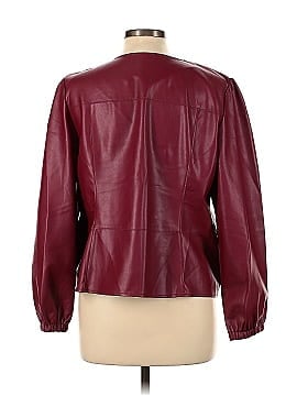 Chico's Faux Leather Jacket (view 2)