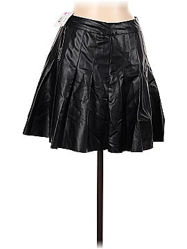 Love Tree Faux Leather Skirt (view 1)