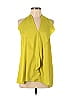 Manito USA 100% Polyester Yellow Sleeveless Blouse Size M - photo 1