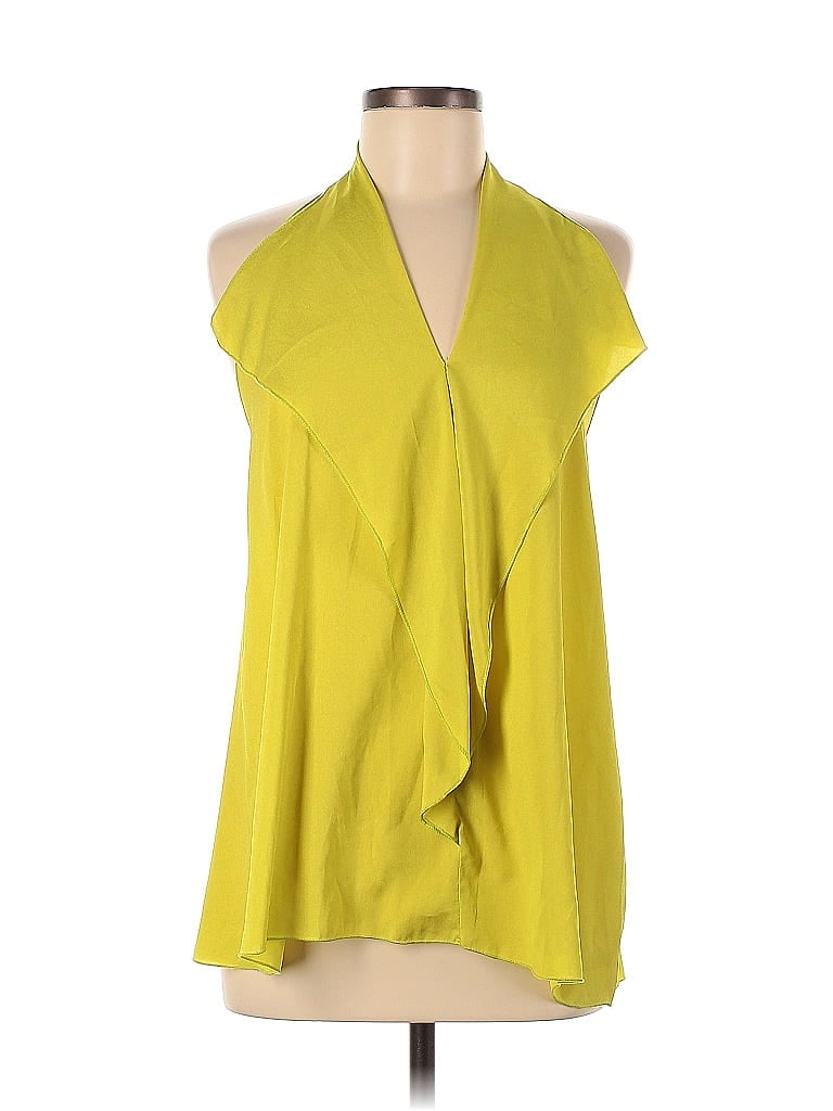 Manito USA 100% Polyester Yellow Sleeveless Blouse Size M - photo 1