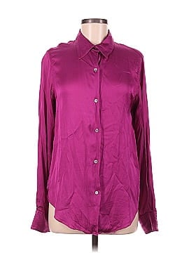 Label Long Sleeve Button-Down Shirt (view 1)