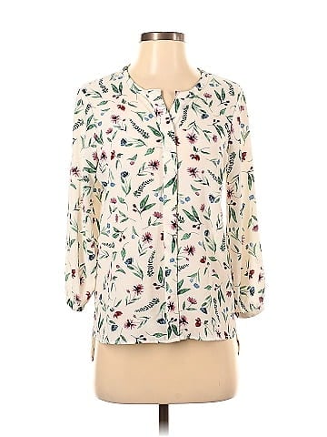 C and E 3/4 Sleeve Blouse (view 1)