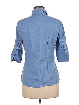 7th Avenue Design Studio New York & Company 3/4 Sleeve Button-Down Shirt (view 2)