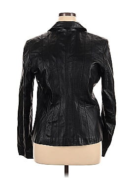 INC International Concepts Leather Jacket (view 2)