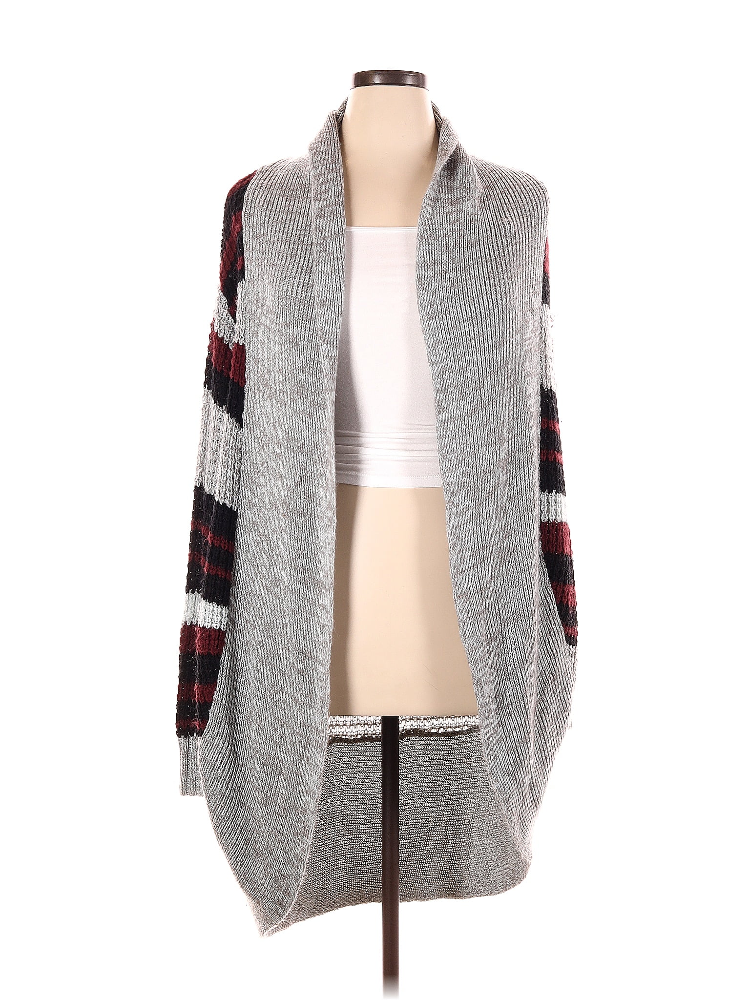 Bobbie Brooks 100% Acrylic Plaid Gray Cardigan Size 2X (Plus) - 53% off ...