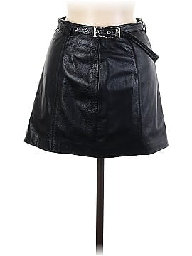 MAXIMA Faux Leather Skirt (view 1)