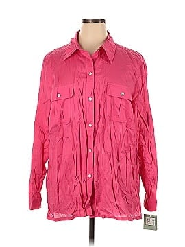 true beauty by emme Long Sleeve Button-Down Shirt (view 1)