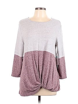 Pink Clover Long Sleeve Top (view 1)