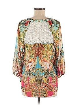 Fig and Flower Long Sleeve Blouse (view 2)