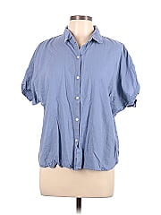 Free Assembly Short Sleeve Button Down Shirt