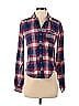 Abercrombie & Fitch 100% Cotton Plaid Red Long Sleeve Button-Down Shirt Size S - photo 1
