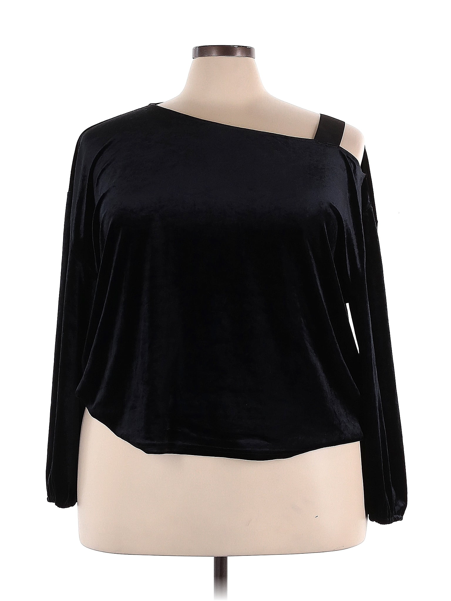 Shein Black 3/4 Sleeve Top Size 4X (Plus) - 43% off | ThredUp