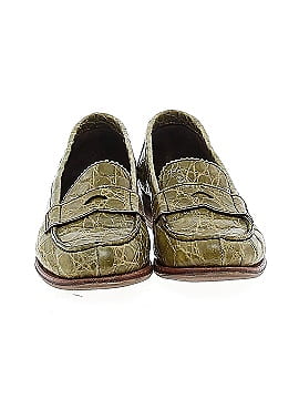 Prada Croc Embossed Penny Loafers (view 2)