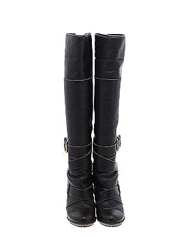 Chloé Leather Moto Boots (view 2)