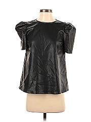 Thml Faux Leather Top
