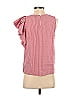 Who What Wear Pink Burgundy Short Sleeve Blouse Size S - photo 2