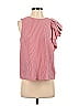 Who What Wear Pink Burgundy Short Sleeve Blouse Size S - photo 1