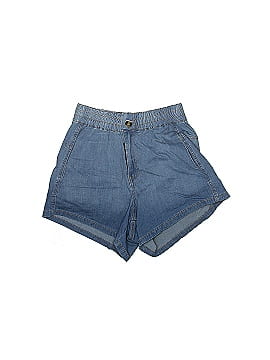 Universal Standard Denim Shorts (view 1)
