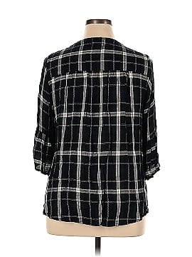 Jane and Delancey 3/4 Sleeve Button-Down Shirt (view 2)