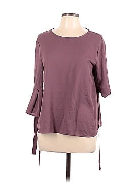 Crescent & Willough 3/4 Sleeve Top (view 1)