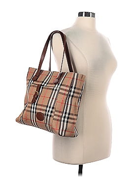 Burberry Vintage Check Canvas Tote (view 2)