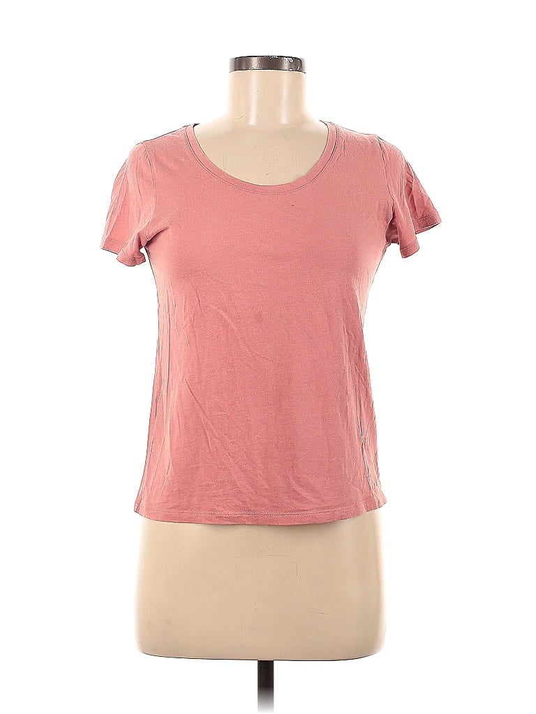 Pre-owned Uniqlo Short Sleeve T-shirt In Pink