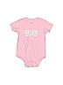 Kavio! 100% Cotton Graphic Pink Short Sleeve Onesie 12-18 MO / 18 MO - photo 1