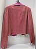 Chanel Jacquard Marled Tweed Chevron-herringbone Brocade Pink Wool Blazer Size 42 (FR) - photo 11