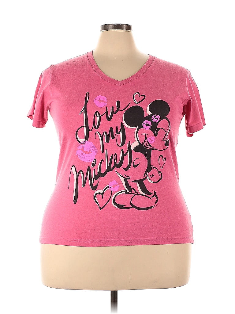 Disney Store Pink Short Sleeve T-Shirt Size 2X (Plus) - photo 1