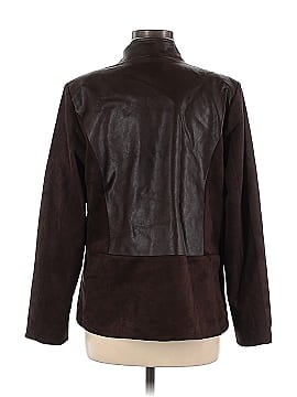 Belle By Kim Gravel Faux Leather Jacket (view 2)