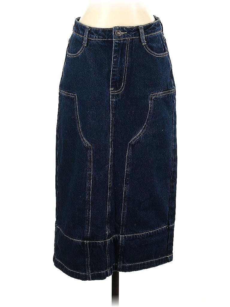 Steve Madden Blue Denim Skirt Size S - photo 1