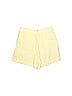 Ese O Ese 100% Linen Solid Grid Yellow Shorts Size S - photo 2