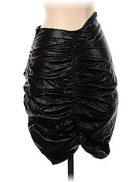 Oh Polly Faux Leather Skirt (view 1)