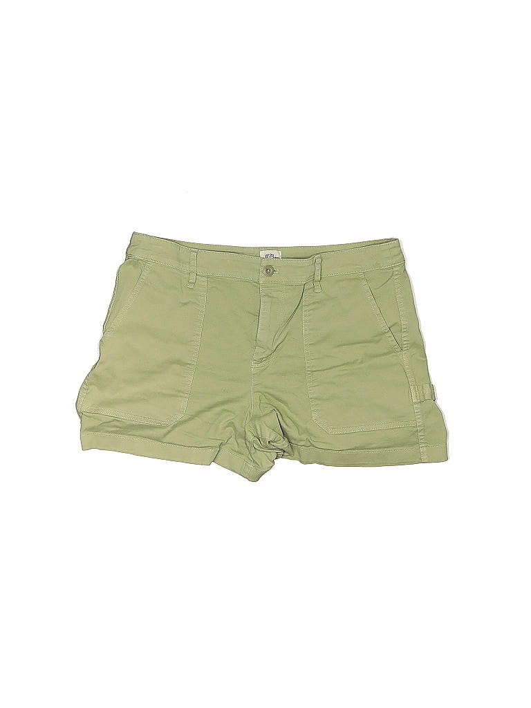 J.Crew Solid Green Shorts Size 14 - photo 1