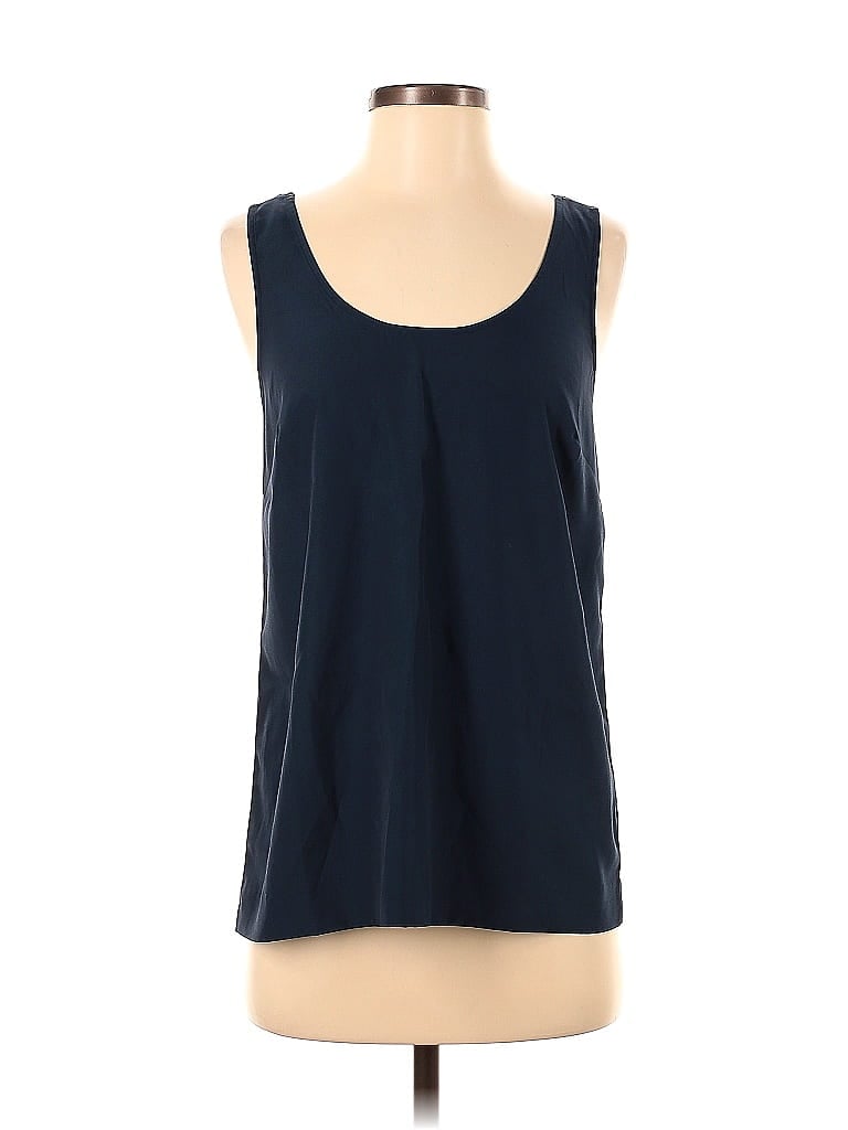 Pre-owned J.crew Factory Store Sleeveless Blouse In Blue